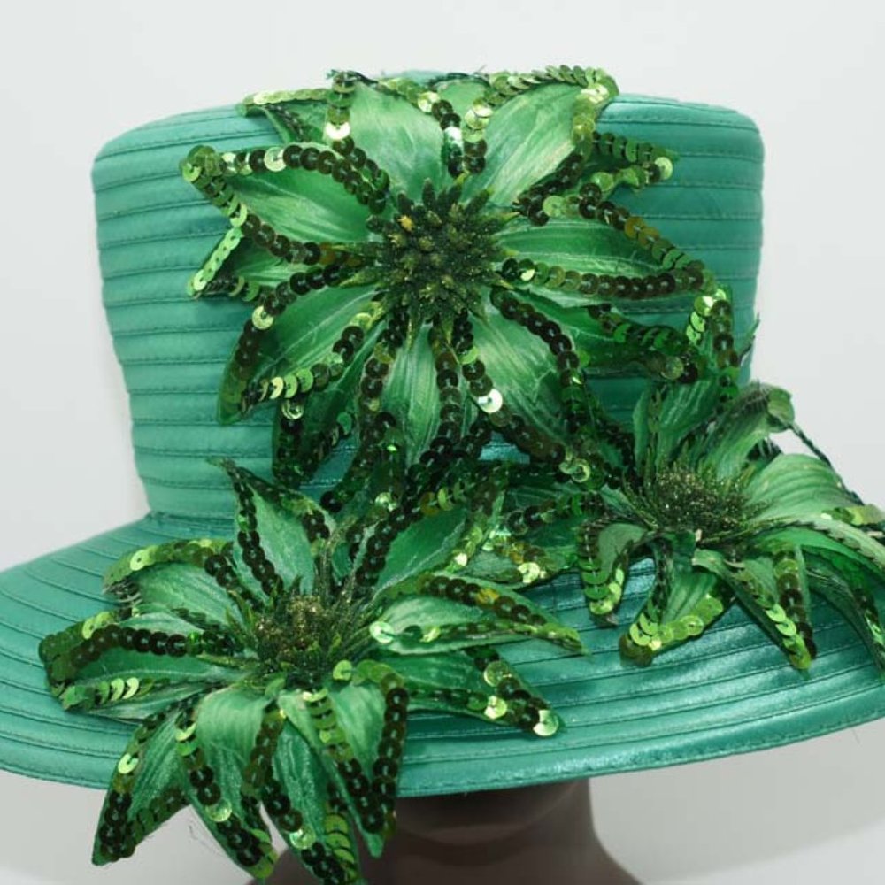 Kelly Green Church Hats